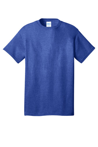 Port & Company® Core Cotton Tee - Heather Royal
