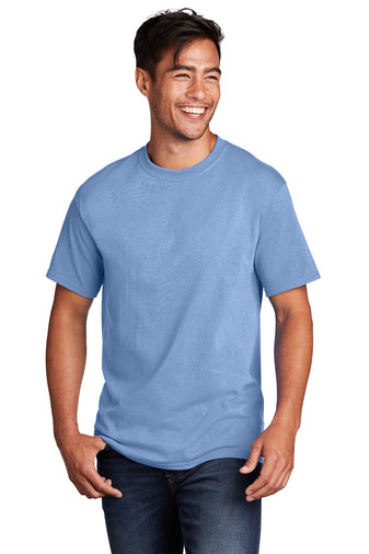 Port & Company® Core Cotton Tee - Light Blue