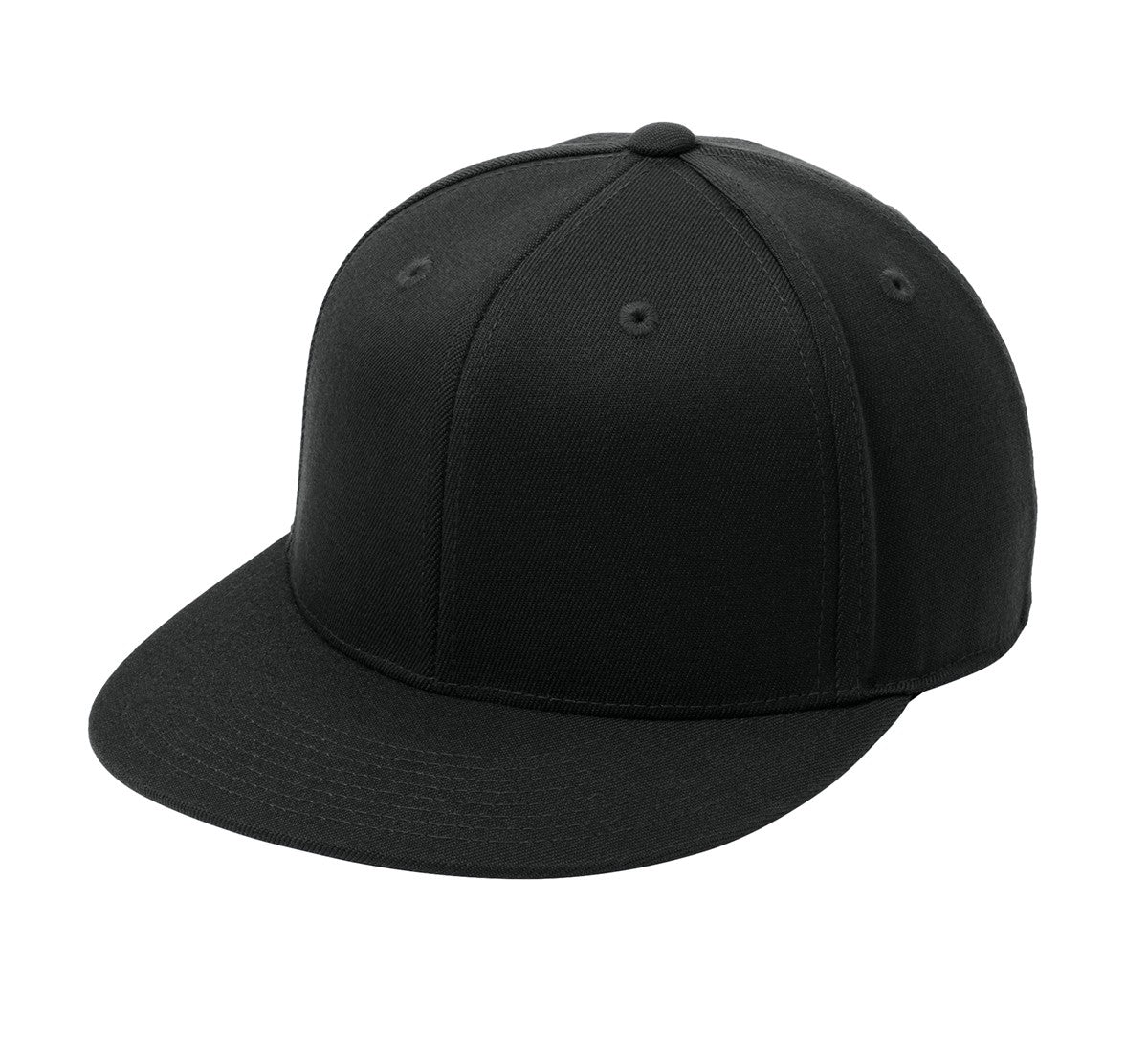 Port Authority® Flexfit 210® Flat Bill Cap - Black