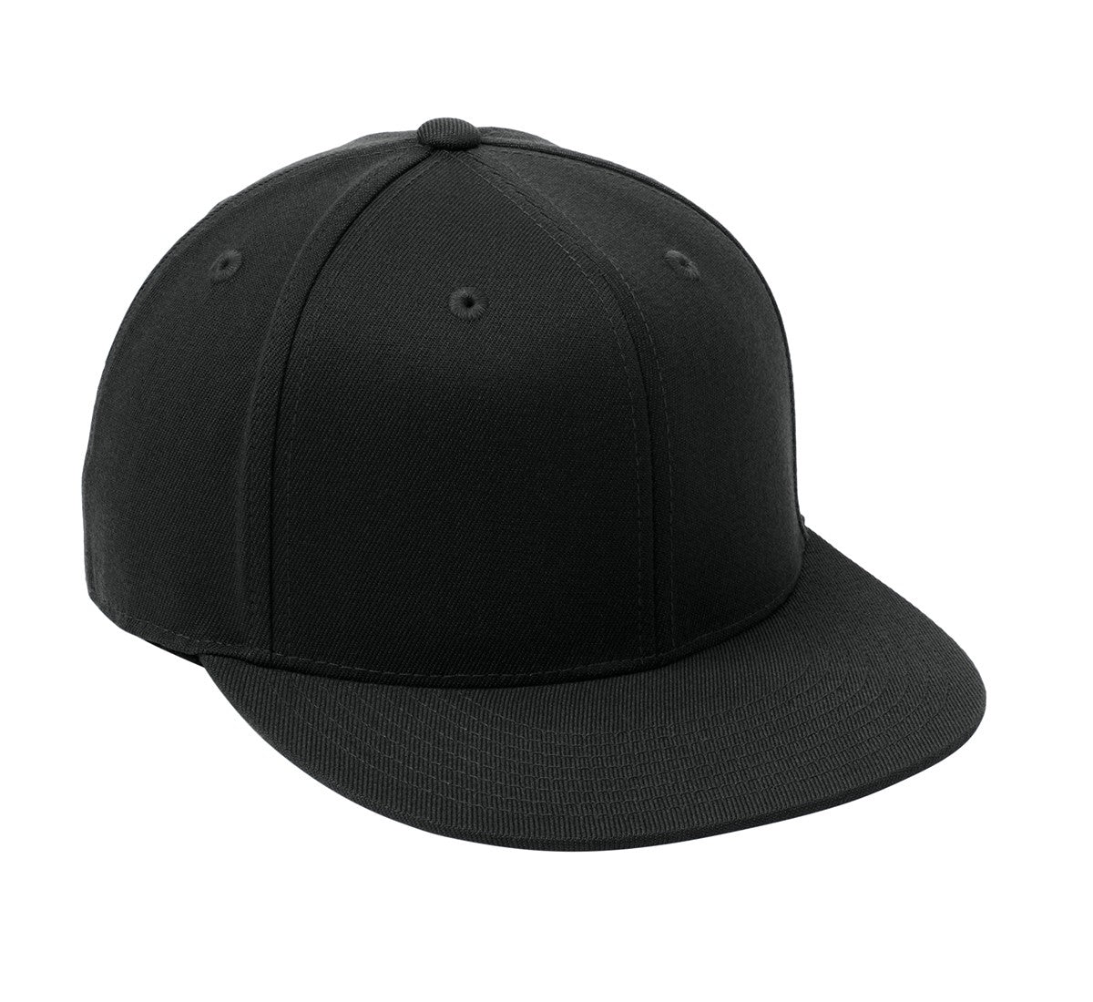 Port Authority® Flexfit 210® Flat Bill Cap - Black