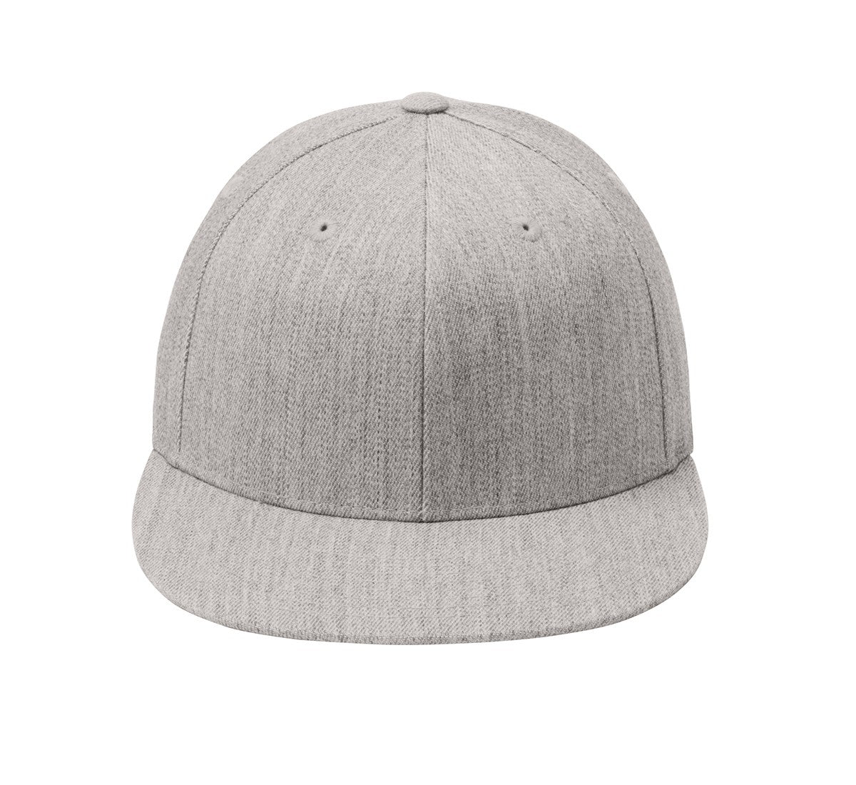 Port Authority® Flexfit 210® Flat Bill Cap - Heather Grey