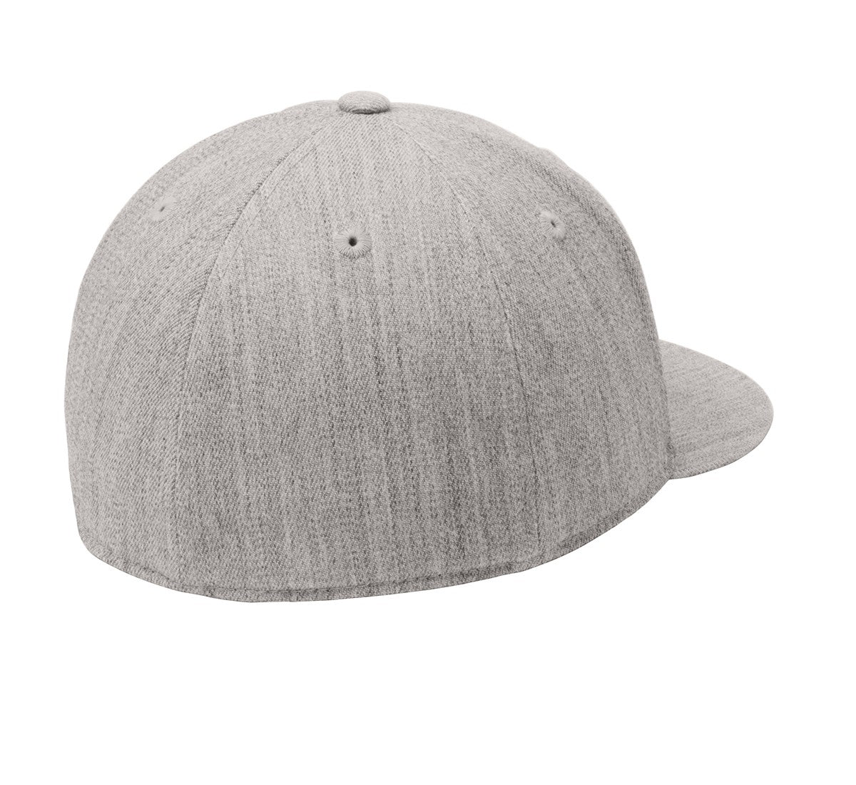 Port Authority® Flexfit 210® Flat Bill Cap - Heather Grey