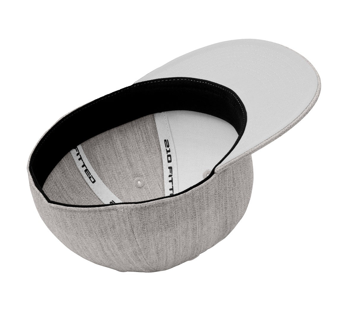 Port Authority® Flexfit 210® Flat Bill Cap - Heather Grey