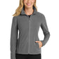 Port Authority® Women's Microfleece Jacket - Pearl Grey