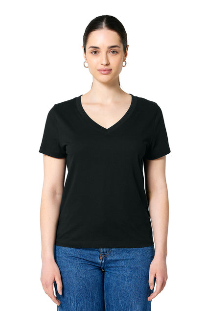 Stanley/Stella Women’s Stella Isla V-Neck Tee - Black
