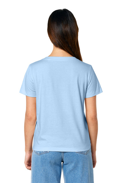 Stanley/Stella Women’s Stella Isla V-Neck Tee - Blue Soul