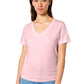 Stanley/Stella Women’s Stella Isla V-Neck Tee - Cotton Pink