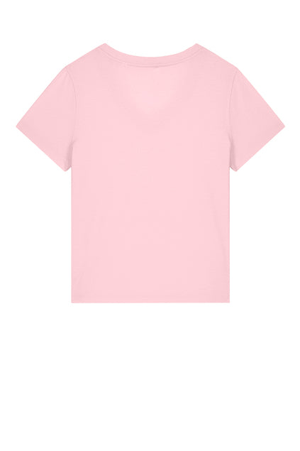 Stanley/Stella Women’s Stella Isla V-Neck Tee - Cotton Pink