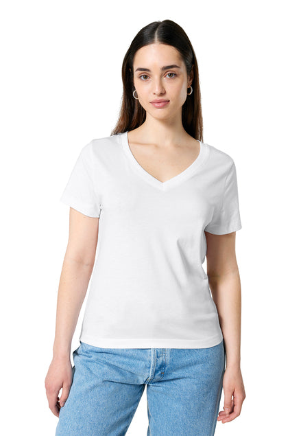 Stanley/Stella Women’s Stella Isla V-Neck Tee - White