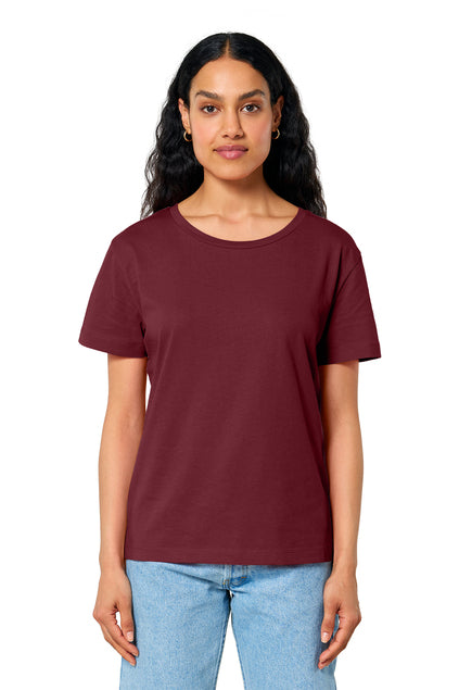 Stanley/Stella Women’s Stella Serena Scoop Neck Tee - Burgundy