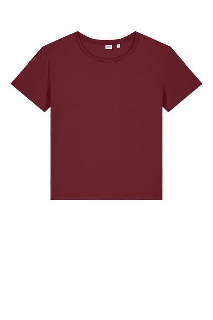 Stanley/Stella Women’s Stella Serena Scoop Neck Tee - Burgundy