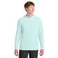 A4 Cooling Performance Long Sleeve Hooded Tee - Pastel Blue