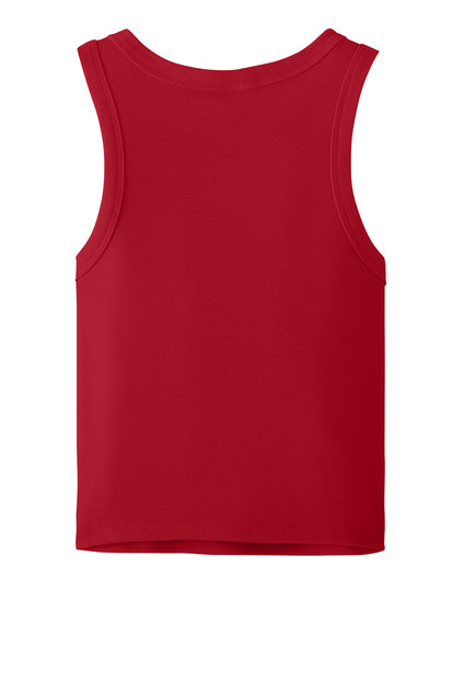 BELLA+CANVAS® Women’s Micro Rib Racer Tank - Solid Red Blend