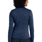 Port Authority® Women's Sweater Fleece Jacket - River Blue Navy Heather