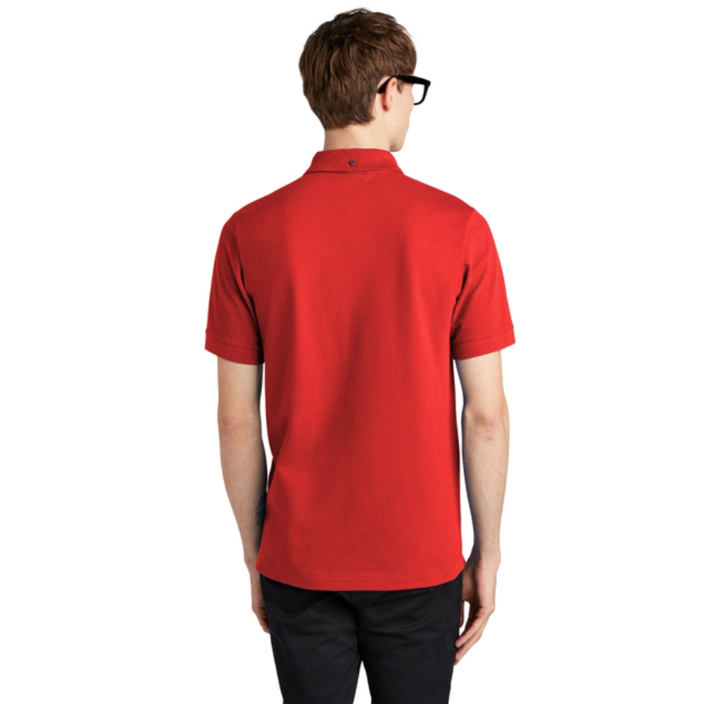 Mercer+Mettle® Stretch Heavyweight Pique Polo - Apple Red