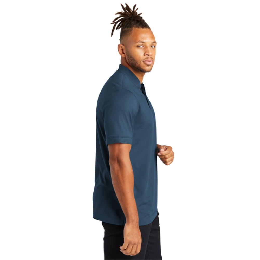 Mercer+Mettle® Stretch Pique Henley - Insignia Blue