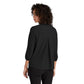 Mercer+Mettle® Women's Stretch Crepe 3/4-Sleeve Blouse - Deep Black
