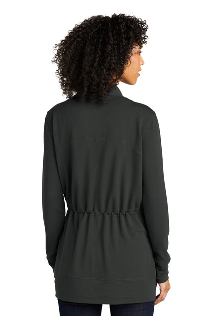 Port Authority® Women's Microterry Cardigan - Charcoal