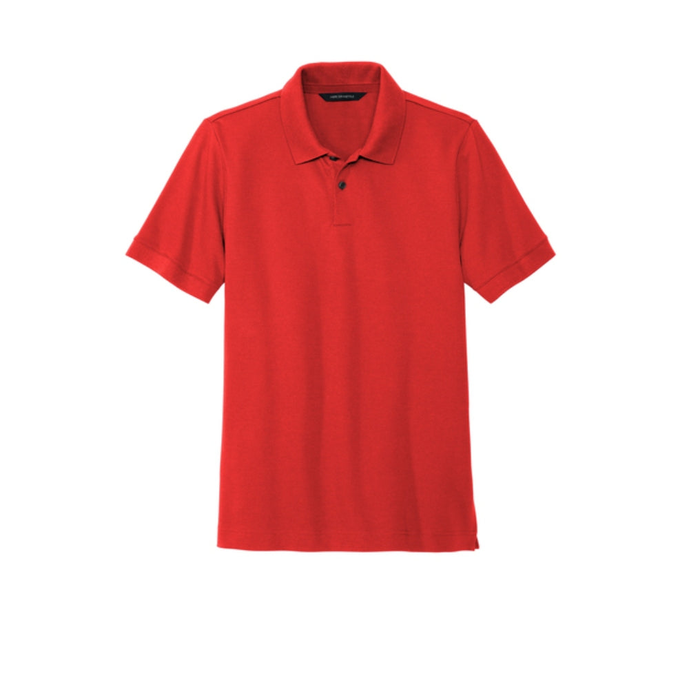 Mercer+Mettle® Stretch Heavyweight Pique Polo - Apple Red