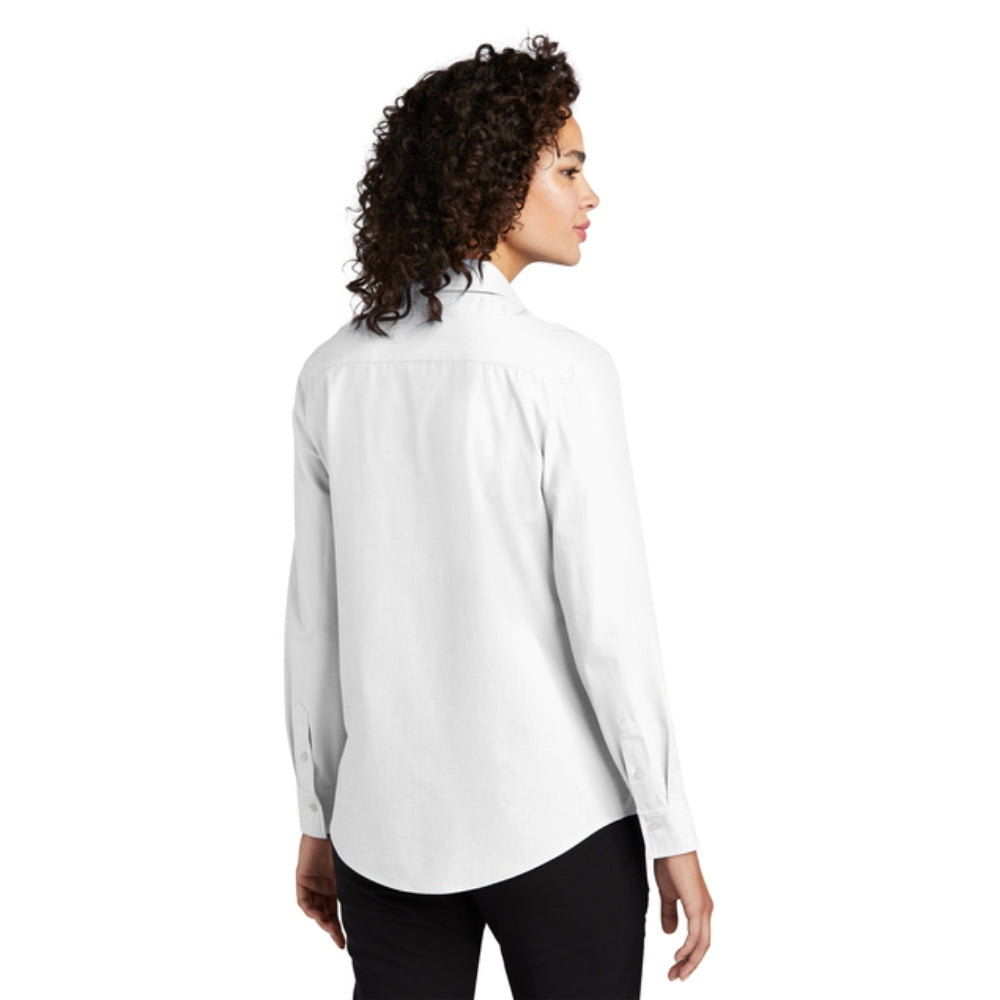 Mercer+Mettle® Women’s Long Sleeve Stretch Woven Shirt - White