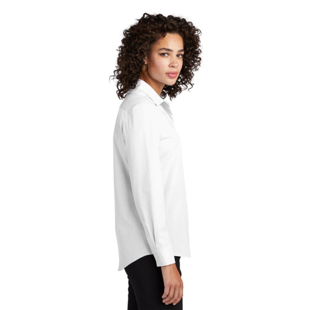 Mercer+Mettle® Women’s Long Sleeve Stretch Woven Shirt - White