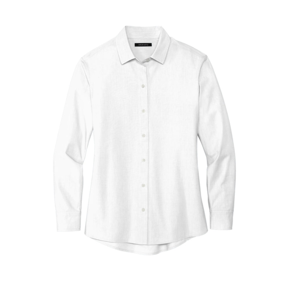 Mercer+Mettle® Women’s Long Sleeve Stretch Woven Shirt - White