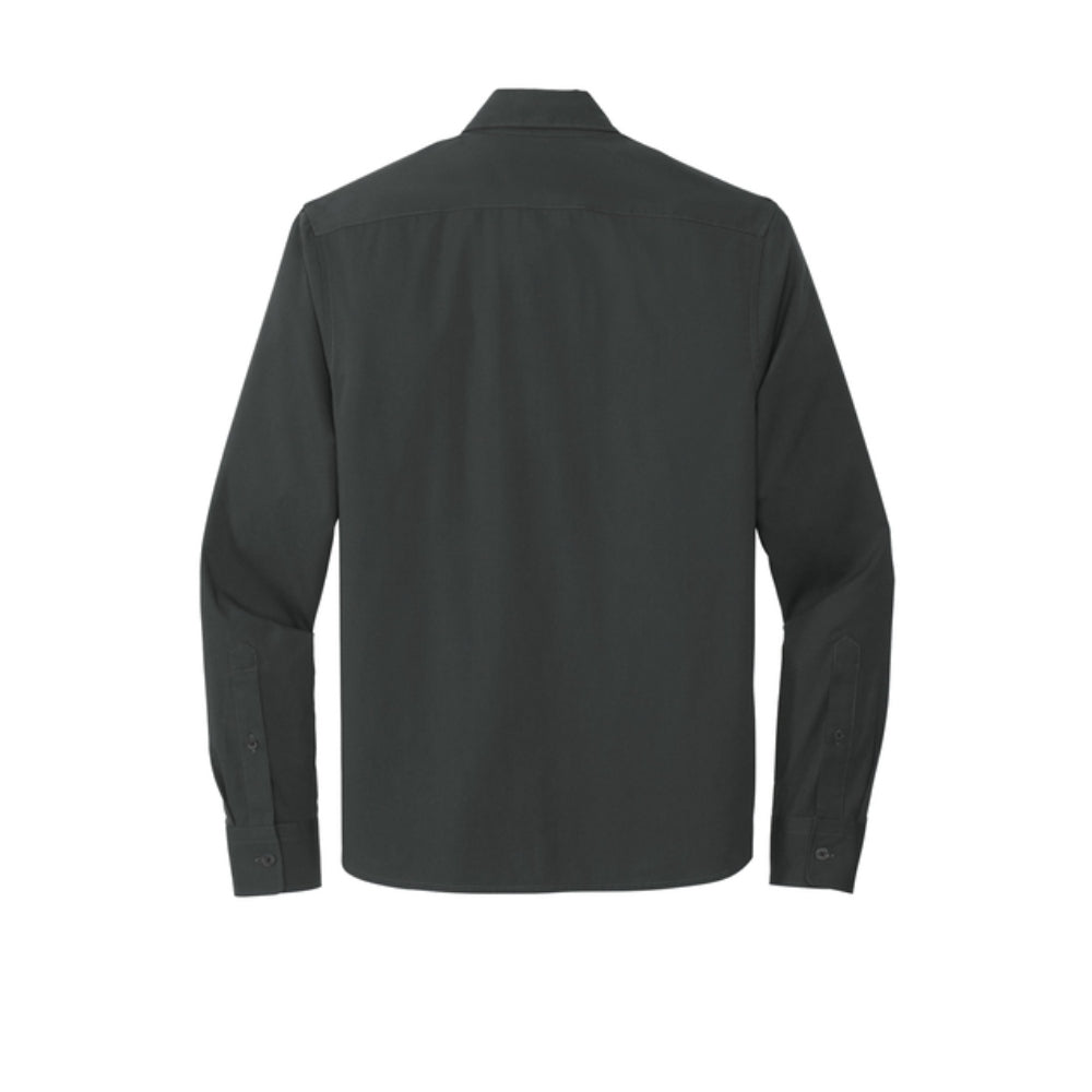 Mercer+Mettle® Long Sleeve Stretch Woven Shirt - Anchor Grey