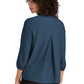 Mercer+Mettle® Women's Stretch Crepe 3/4-Sleeve Blouse - Insignia Blue