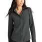 Mercer+Mettle® Women's Stretch Crepe Long Sleeve Camp Blouse - Anchor Grey