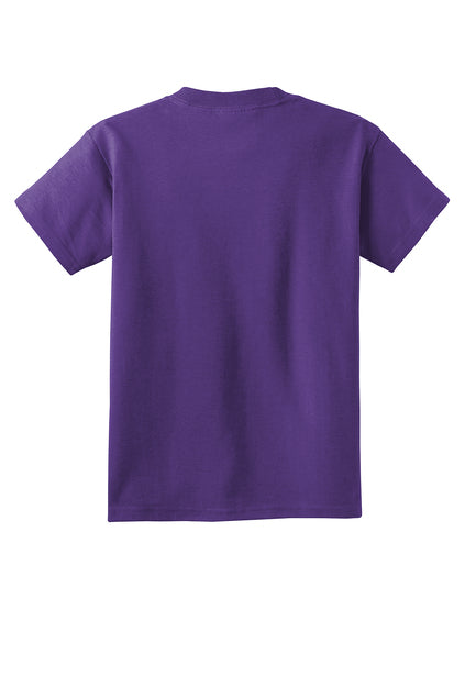 Port & Company® Youth Core Cotton Tee - Team Purple