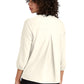 Mercer+Mettle® Women's Stretch Crepe 3/4-Sleeve Blouse - Ivory Chiffon