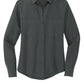 Mercer+Mettle® Women's Stretch Crepe Long Sleeve Camp Blouse - Anchor Grey
