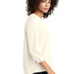Mercer+Mettle® Women's Stretch Crepe 3/4-Sleeve Blouse - Ivory Chiffon