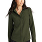 Mercer+Mettle® Women's Stretch Crepe Long Sleeve Camp Blouse - Townsend Green