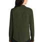 Mercer+Mettle® Women's Stretch Crepe Long Sleeve Camp Blouse - Townsend Green