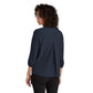 Mercer+Mettle® Women's Stretch Crepe 3/4-Sleeve Blouse - Navy