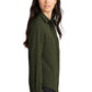 Mercer+Mettle® Women's Stretch Crepe Long Sleeve Camp Blouse - Townsend Green