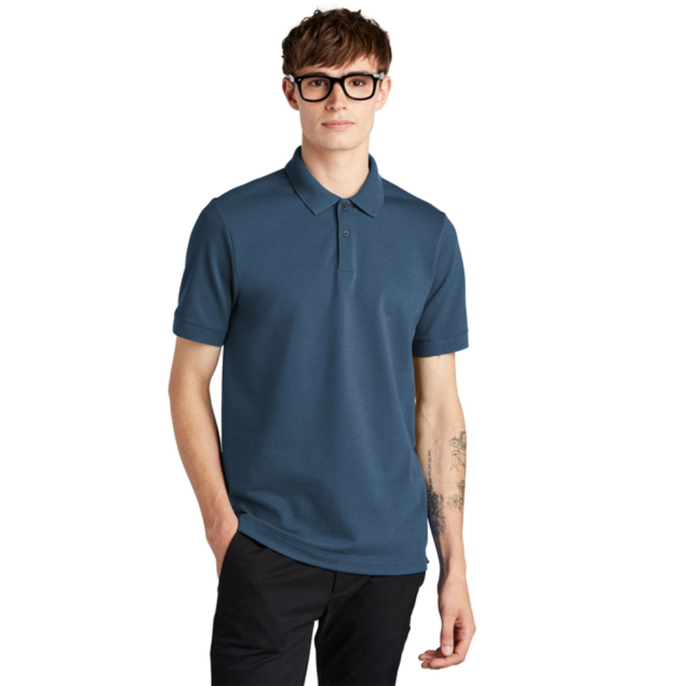 Mercer+Mettle® Stretch Heavyweight Pique Polo - Insignia Blue