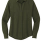 Mercer+Mettle® Women's Stretch Crepe Long Sleeve Camp Blouse - Townsend Green