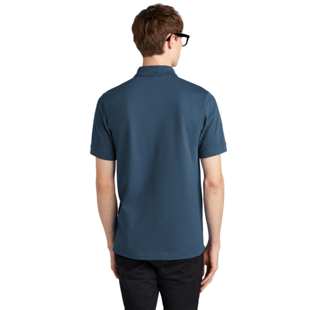 Mercer+Mettle® Stretch Heavyweight Pique Polo - Insignia Blue