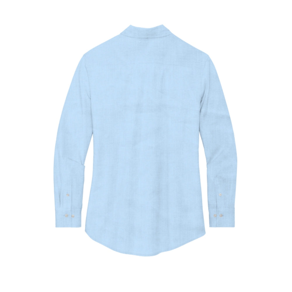 Mercer+Mettle® Women’s Long Sleeve Stretch Woven Shirt - Air Blue End on End