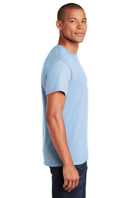 Ultra Cotton® 100% US Cotton T-Shirt with Pocket- Light Blue