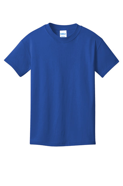 Port & Company® Youth Core Cotton Tee - True Royal