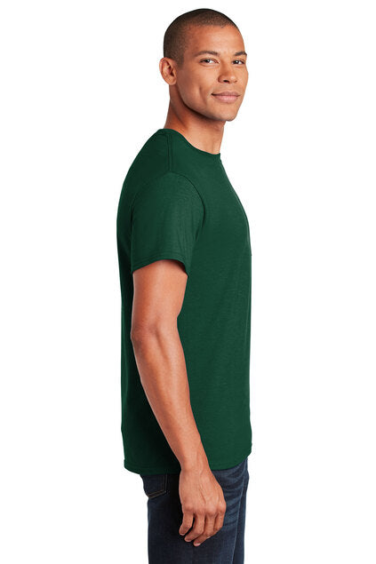 Ultra Cotton® 100% US Cotton T-Shirt with Pocket - Forest Green