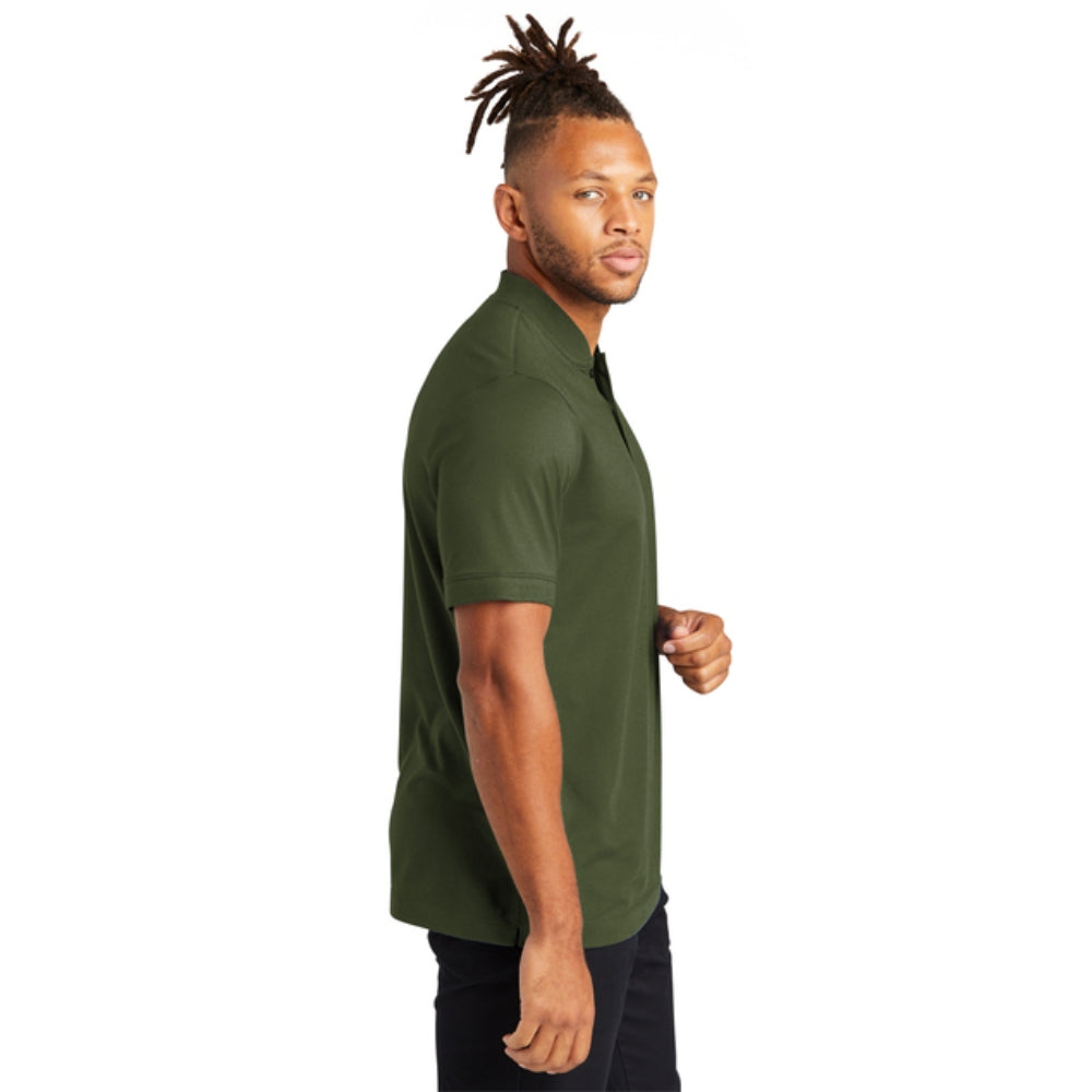 Mercer+Mettle® Stretch Pique Henley - Townsend Green
