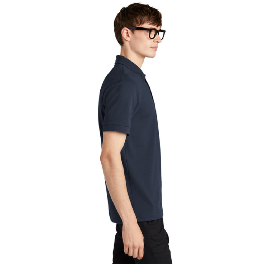 Mercer+Mettle® Stretch Heavyweight Pique Polo - Night Navy