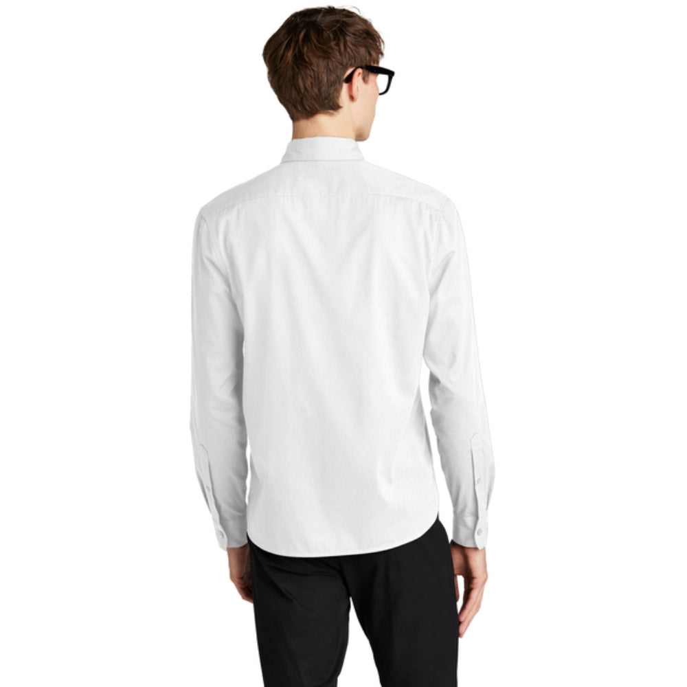Mercer+Mettle® Long Sleeve Stretch Woven Shirt - White