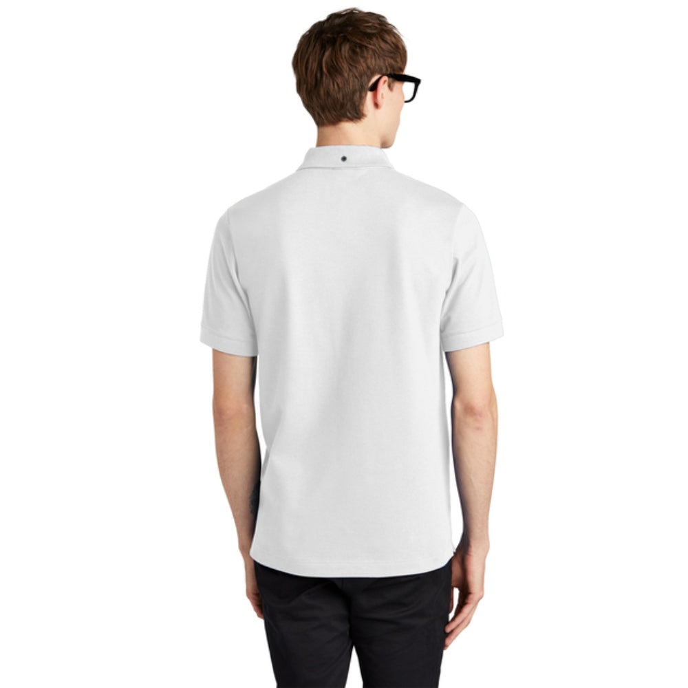 Mercer+Mettle® Stretch Heavyweight Pique Polo - White