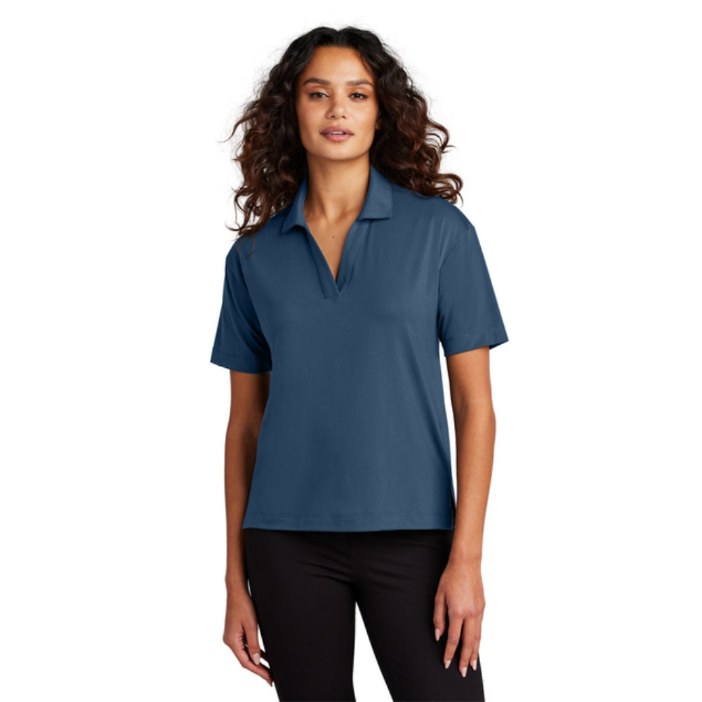 Mercer+Mettle® Women’s Stretch Jersey Polo - Insignia Blue