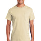 Ultra Cotton® 100% US Cotton T-Shirt with Pocket- Sand